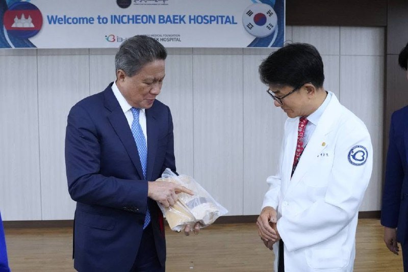 孙占托率团考察韩国仁川白医院 推动柬埔寨医疗数字化转型
