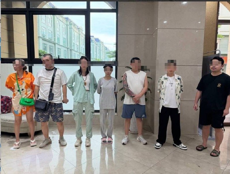 钻石岛新城公寓行政检查 7名外籍人员非法居留被捕