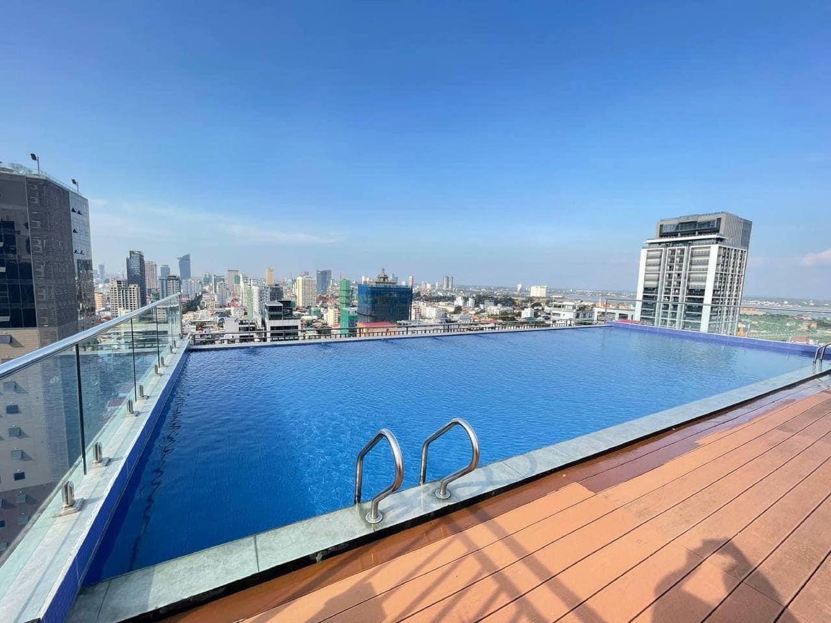 BKK1一房一厅公寓招租 月租$550含物业及清洁
