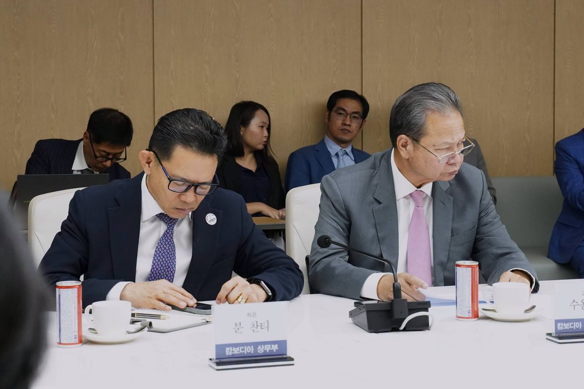 孙占托率团访问韩国工商会 推动韩企赴柬投资制造业
