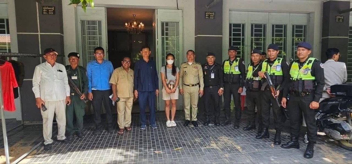 金边贡武区捣毁两处网络诈骗窝点 14名外籍人员被拘