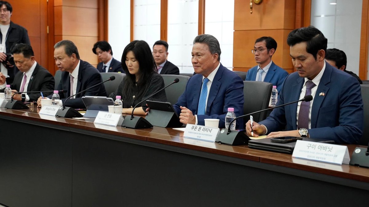 孙占托访韩推动经贸合作 促成韩企加大对柬投资