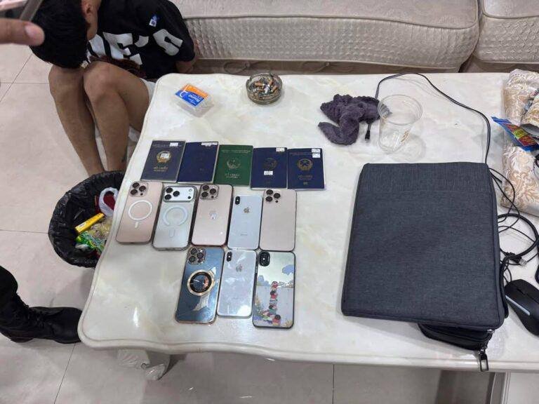金边玛卡拉区警方突袭公寓 抓获6名越南籍嫌犯