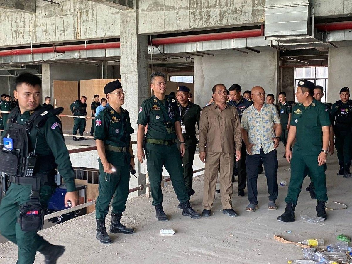 西港云壤三分区涉诈场所遭突袭 联合执法组现场查扣工具