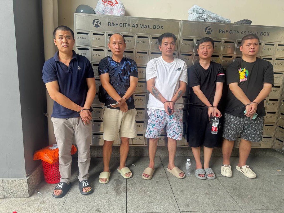 金边富力公寓突击检查 16名外籍人员涉诈骗及非法居留被捕