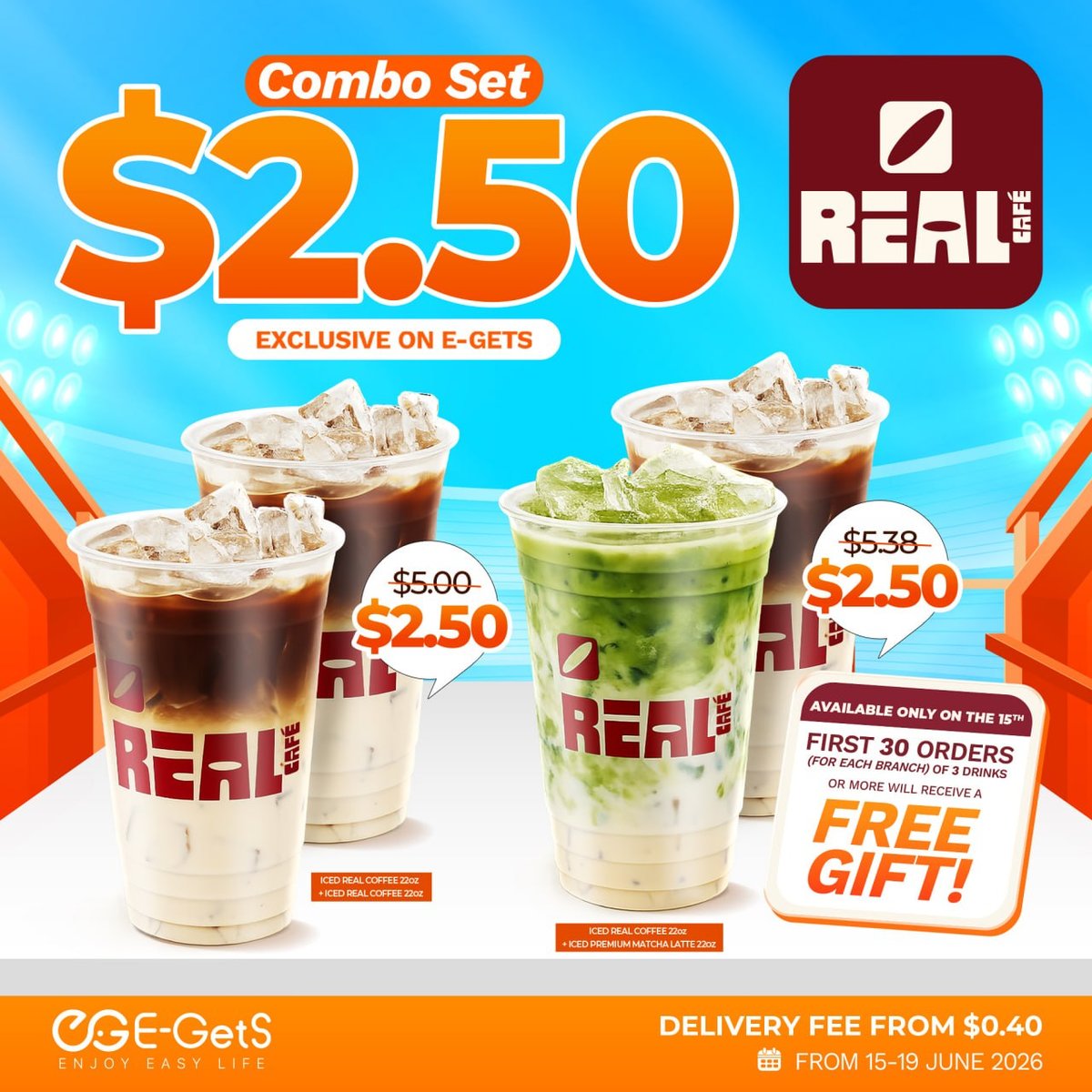 REAL Café Kapal套餐$2.50 简单点独家优惠