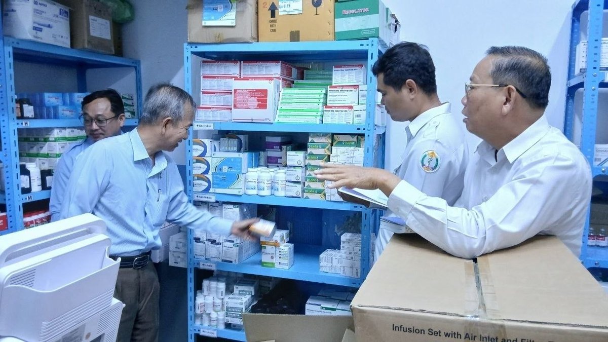 柬埔寨卫生部完成金边9家公立医院药品库存专项检查