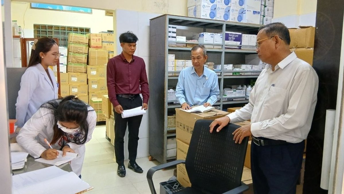 柬埔寨卫生部完成金边9家公立医院药品库存专项检查