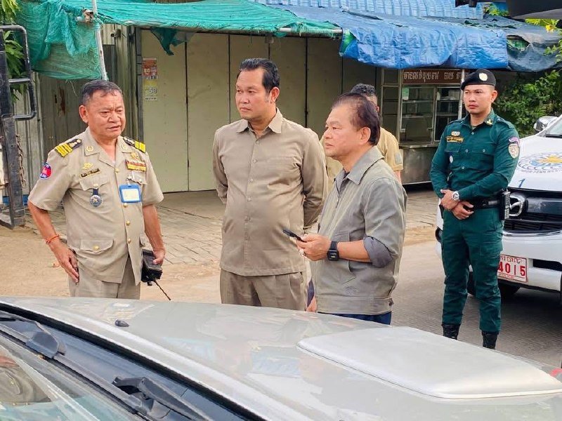 金边雷西郊区破获诈骗窝点 逮捕一名将军涉案