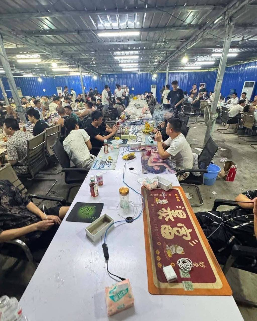老挝波乔省捣毁电诈团伙 抓获142名中国籍人员