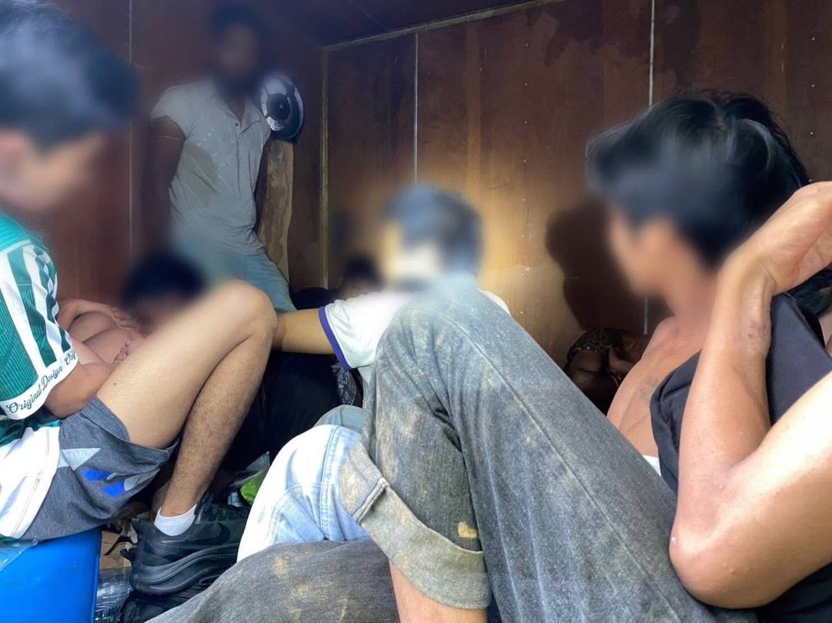 泰国警方查获非法劳工偷运案 33名缅甸人藏身货车