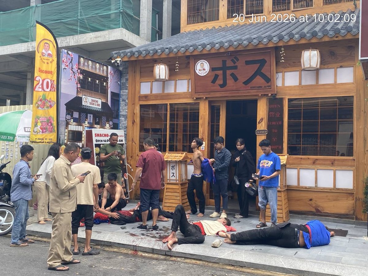 金边森速区餐厅发生设备爆炸 3名员工受伤送医