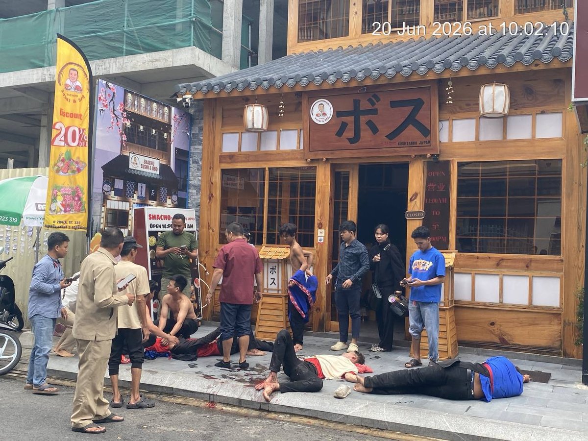 金边森速区餐厅发生设备爆炸 3名员工受伤送医