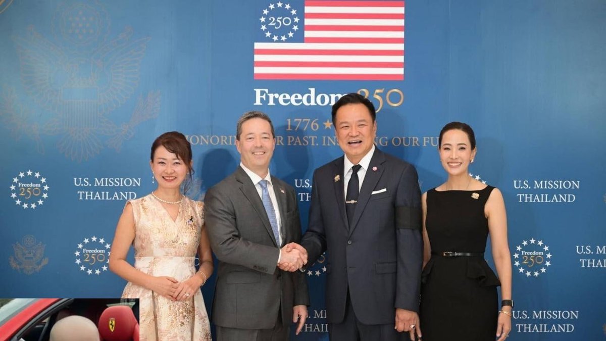 泰国总理阿努廷出席美国国庆招待会 巩固泰美友好关系