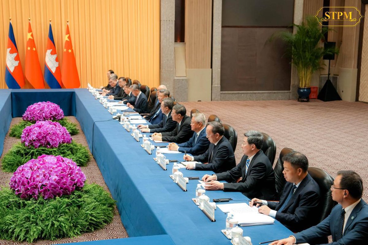 洪玛奈会见习近平 重点推进柬埔寨基础设施建设