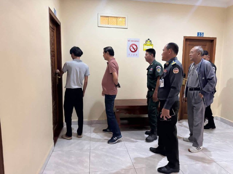 金边7玛卡拉区开展公寓排查行动 严打网络诈骗