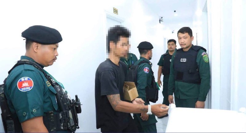 波贝警方突查网络诈骗窝点 14名泰国籍人员被捕
