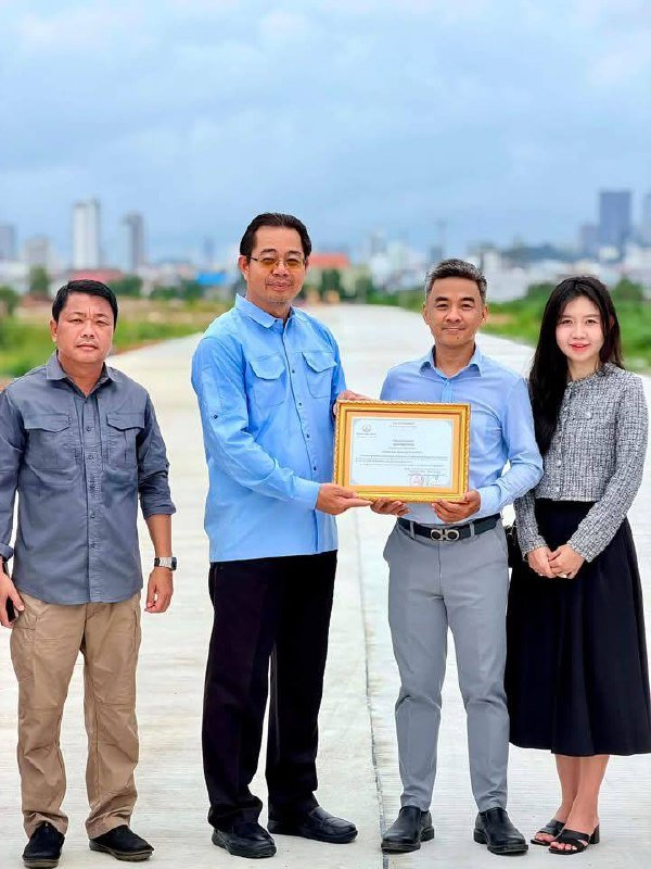 L192物流捐建西港1.4公里道路 改善第4分区交通