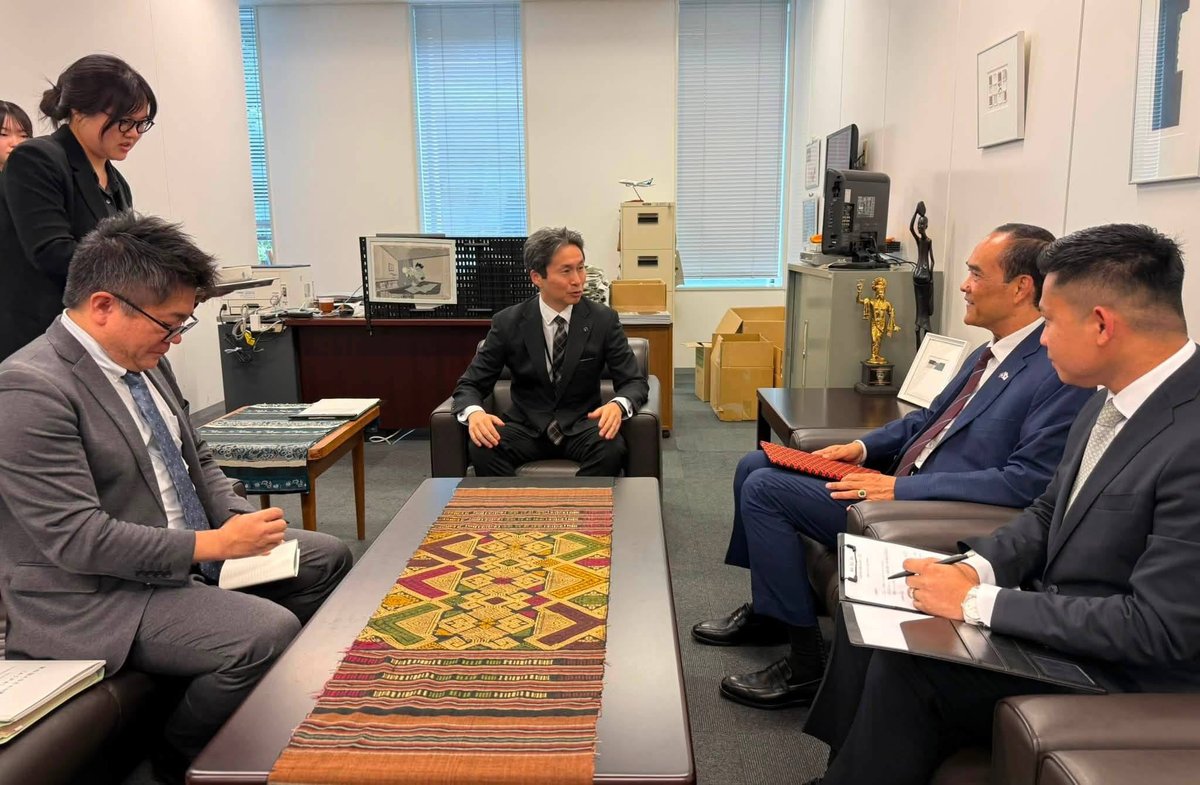 柬埔寨驻日本大使会晤日本参议院国际事务局长