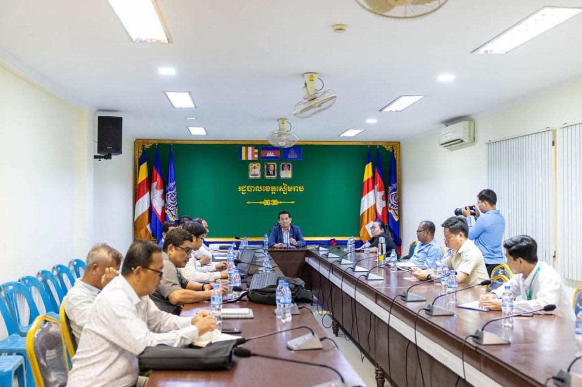 暹粒省政府拟建下山圆环 纪念柬韩友谊地标
