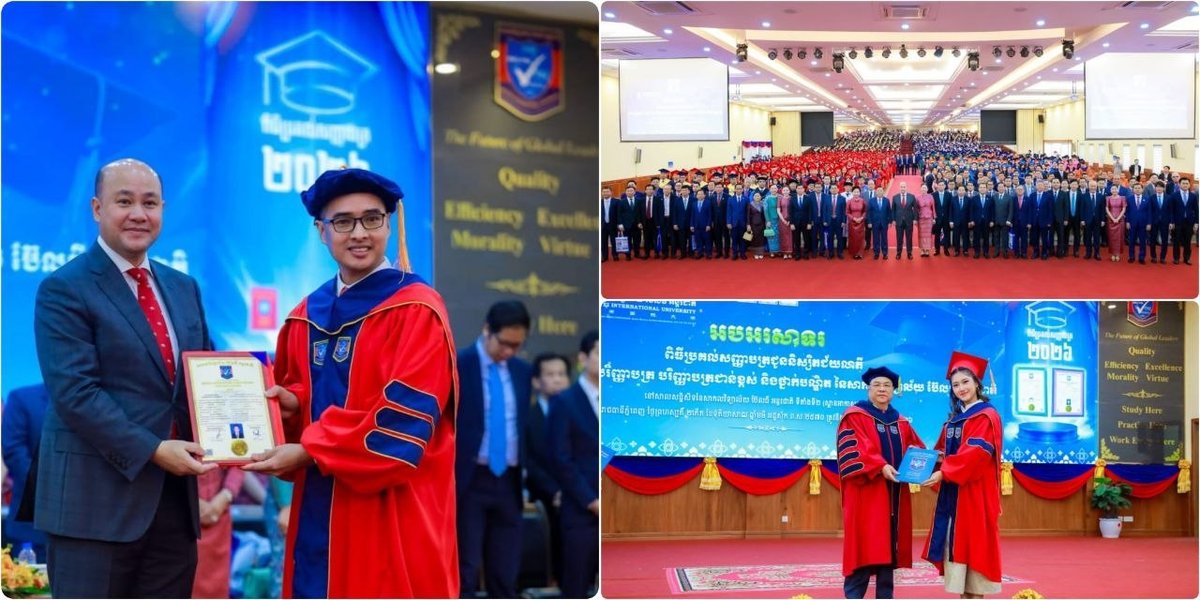 洪玛尼出席贝尔帝国际大学毕业典礼 1809名学生获颁学位