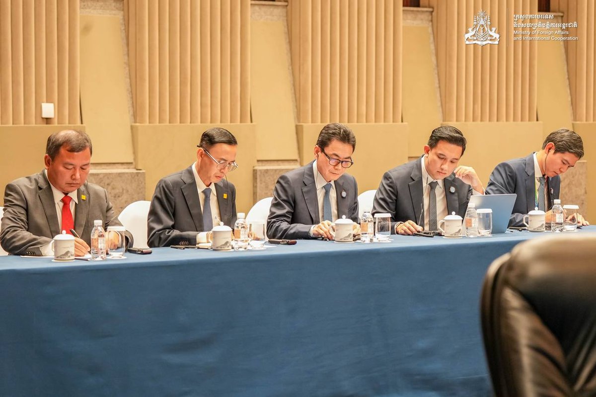 2026年7月17日下午,柬埔寨首相洪玛奈在上海会见中国国家