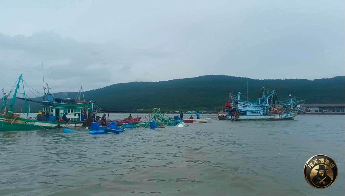 泰国海域发生渔船沉没 5名柬埔寨劳工失联
