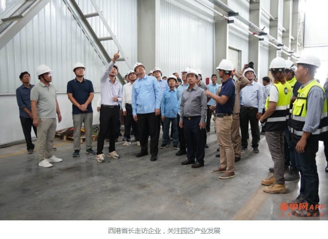 西港省长蒙西那考察ISI盛世港经济特区 推动工业项目落地