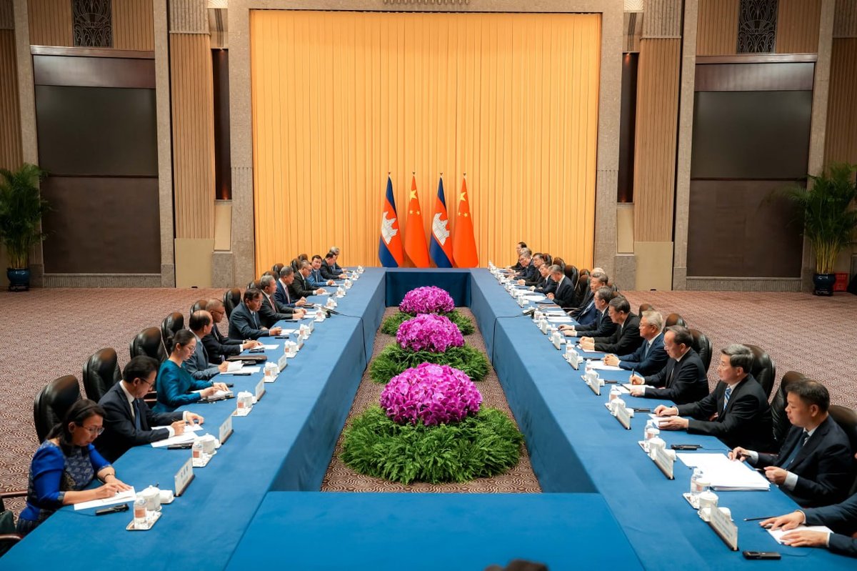 洪玛奈在北京会晤习近平 深化中柬全面战略合作伙伴关系