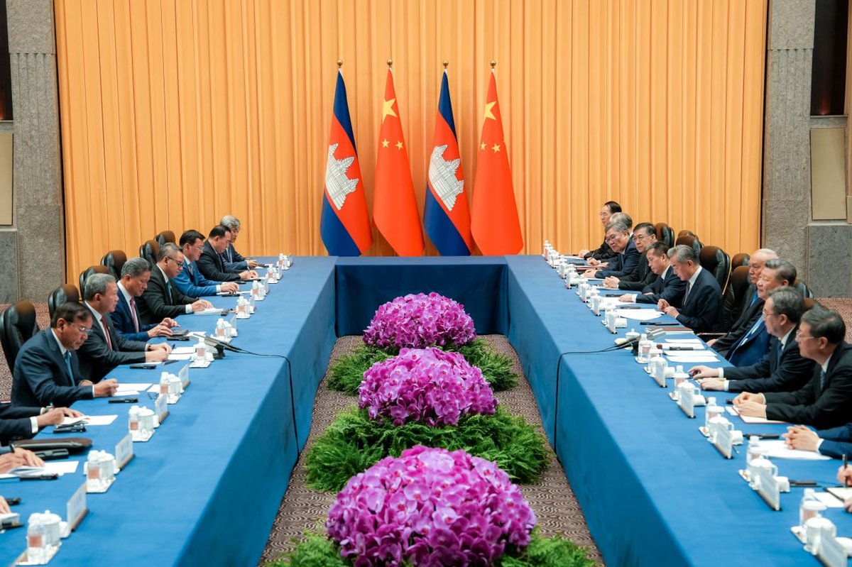 洪玛奈在北京会晤习近平 深化中柬全面战略合作伙伴关系