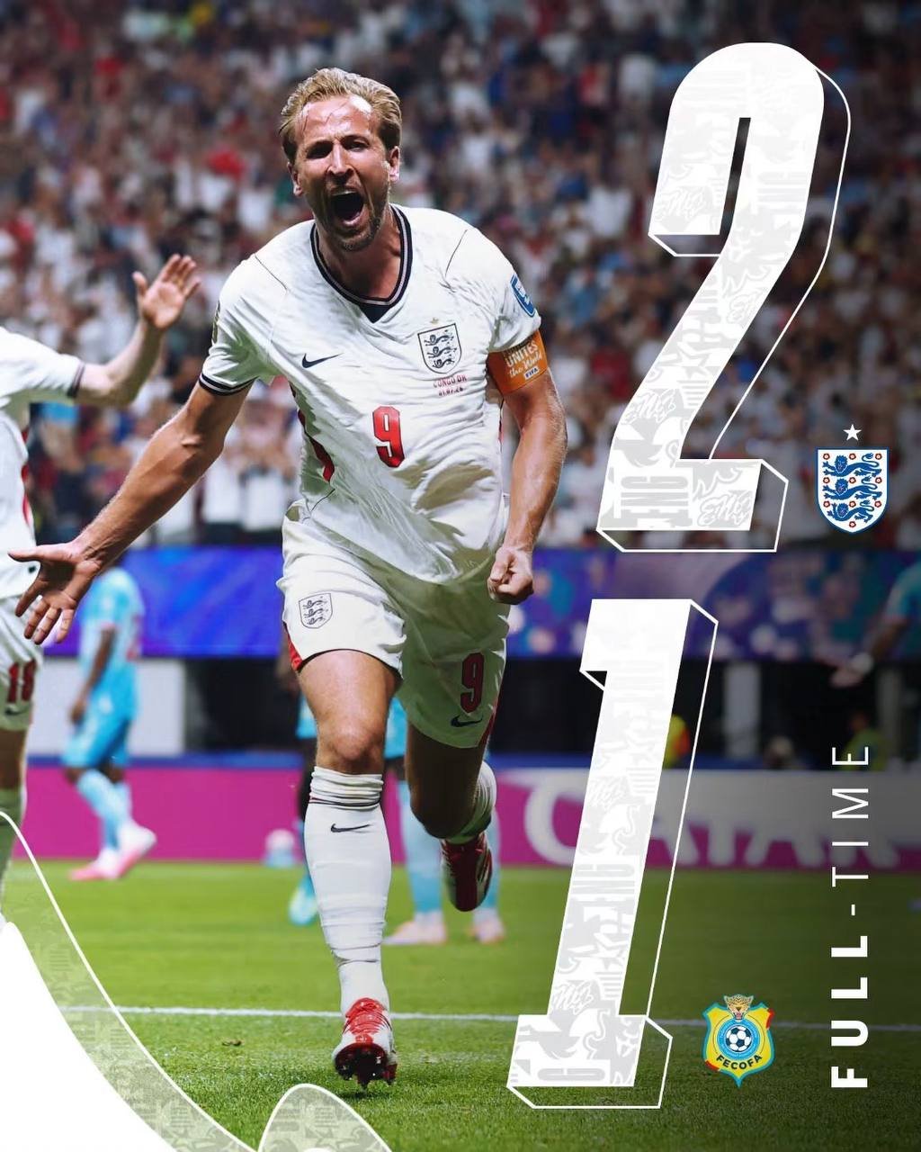 英格兰2比1逆转刚果民主共和国 晋级世界杯16强