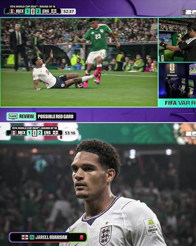 英格兰足协考虑就宽萨红牌向FIFA提出上诉