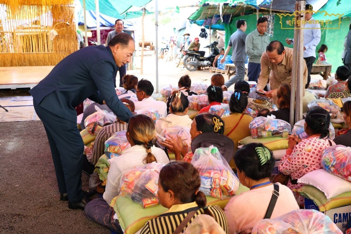 柬埔寨参议院持续关注边境流离失所民众 洪森高度重视