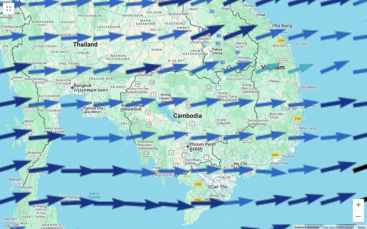 柬埔寨全国空气质量监测报告