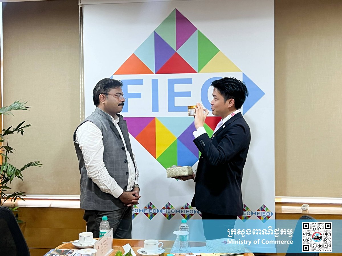 柬埔寨商务部赴印洽谈经贸合作 拟签署MoU推动双边贸易