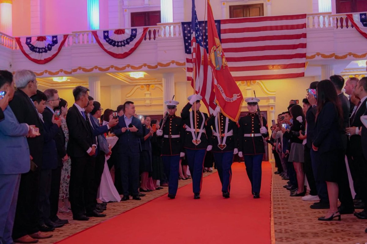 美国驻柬埔寨大使馆庆祝独立250周年 强调双边合作深化