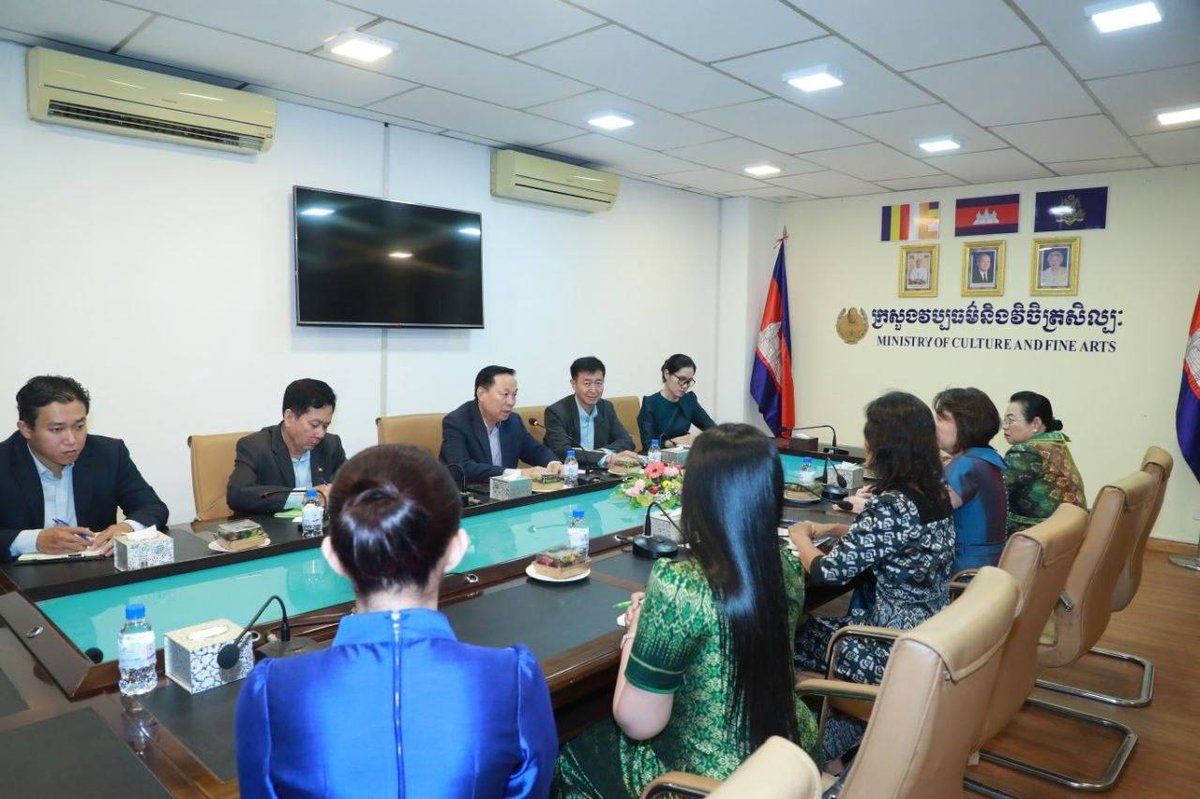 柬埔寨文化部会见艾拉瓦塔大象保护协会 规划未来保护工作