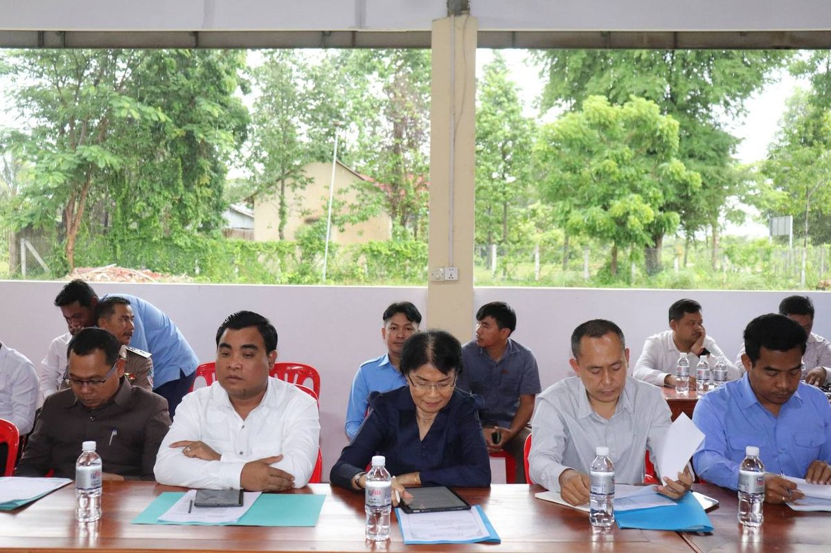 国土规划与建设部召开达那章县上半年工作总结会