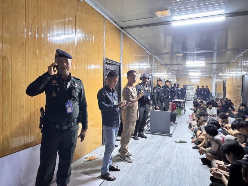 班迭棉吉省突击打击网络诈骗 查封5处窝点拘捕百余人
