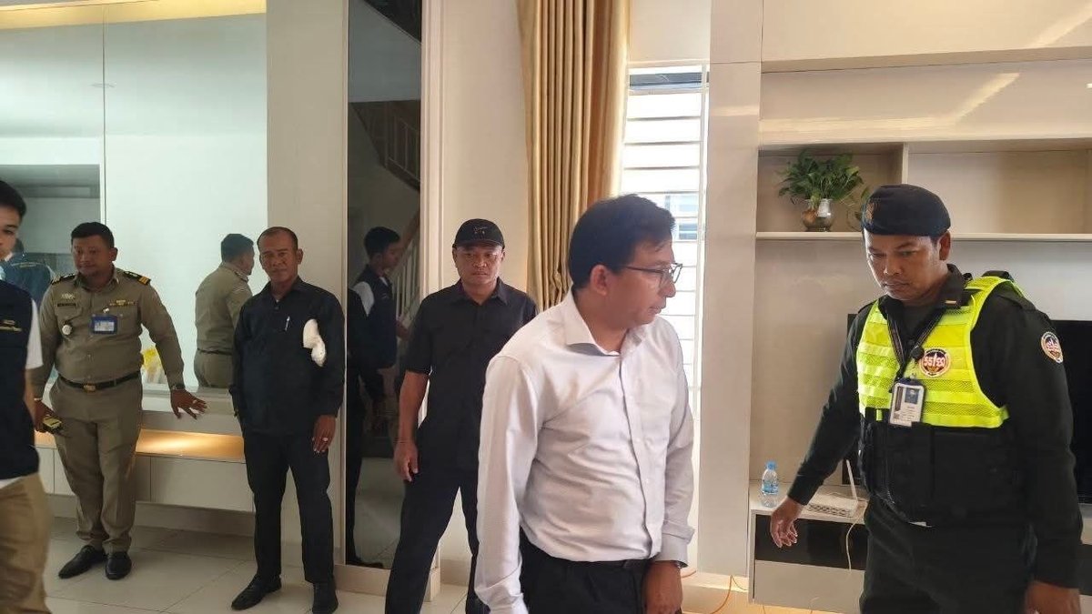 当哥区行政指挥部开展清查行动 严打网络诈骗窝点