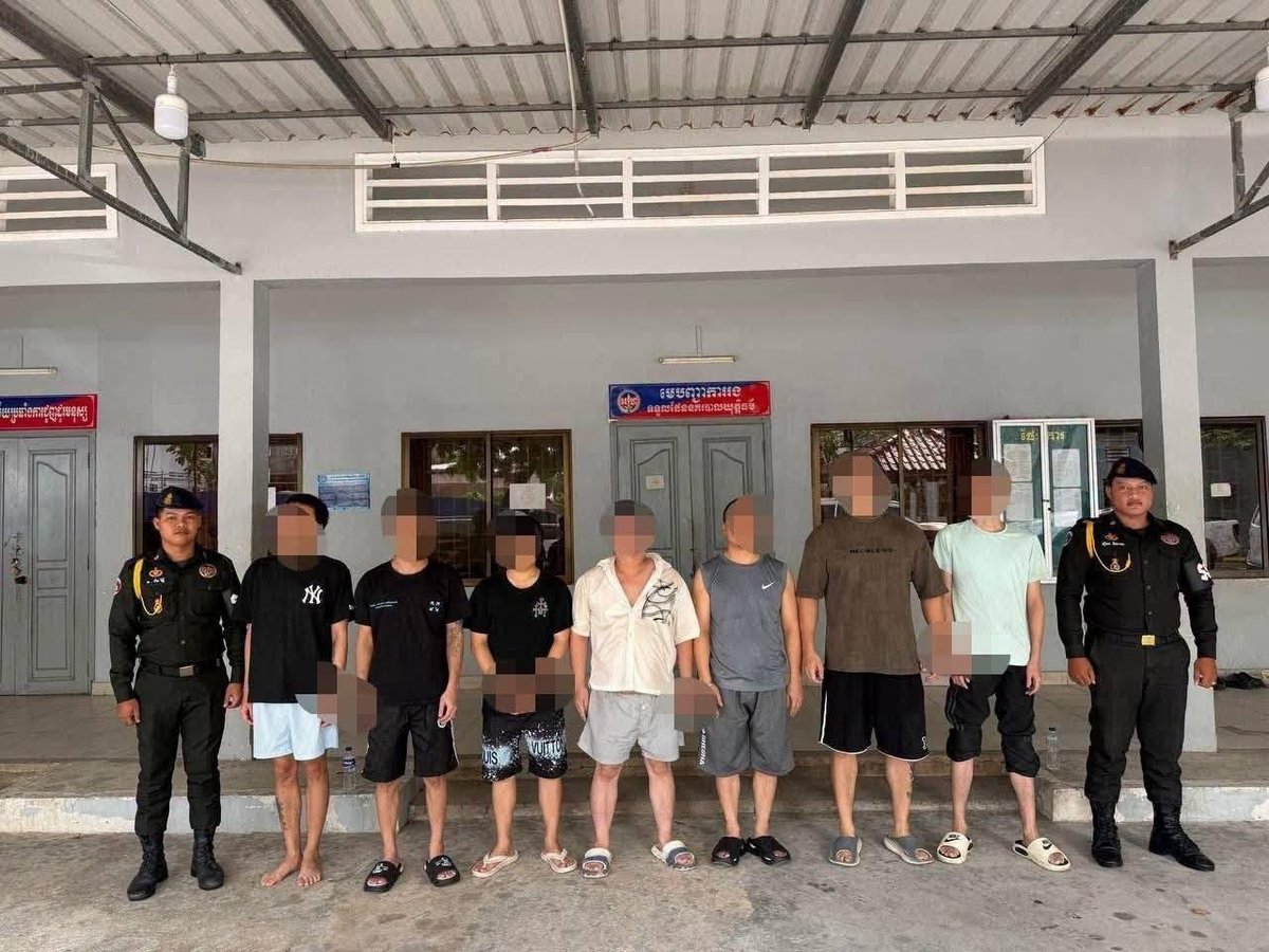 西港警方突袭别墅电诈窝点 7名中国籍嫌犯被移送法办