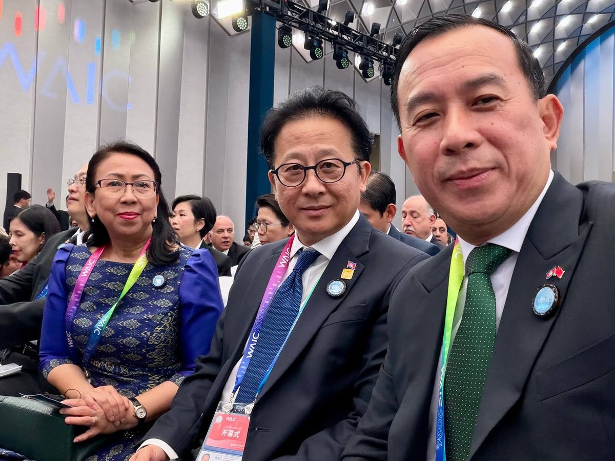 洪玛奈出席上海世界人工智能大会 探讨全球AI治理合作