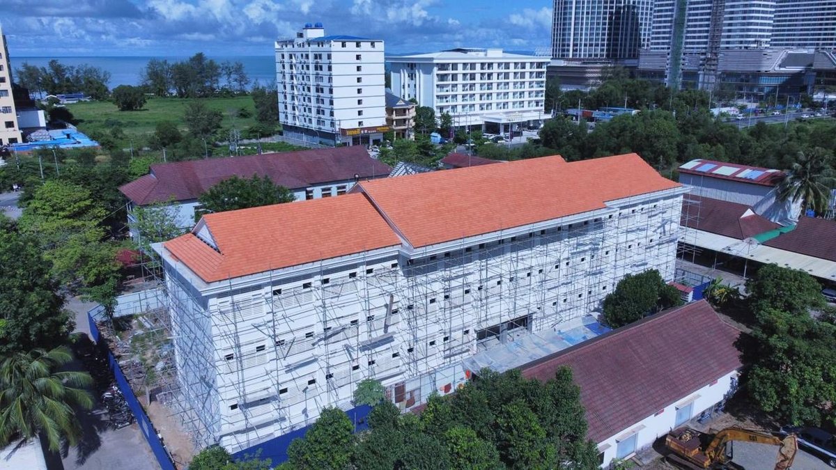 西港省宪兵司令部新大楼建设顺利 3层参谋部大楼即将完工