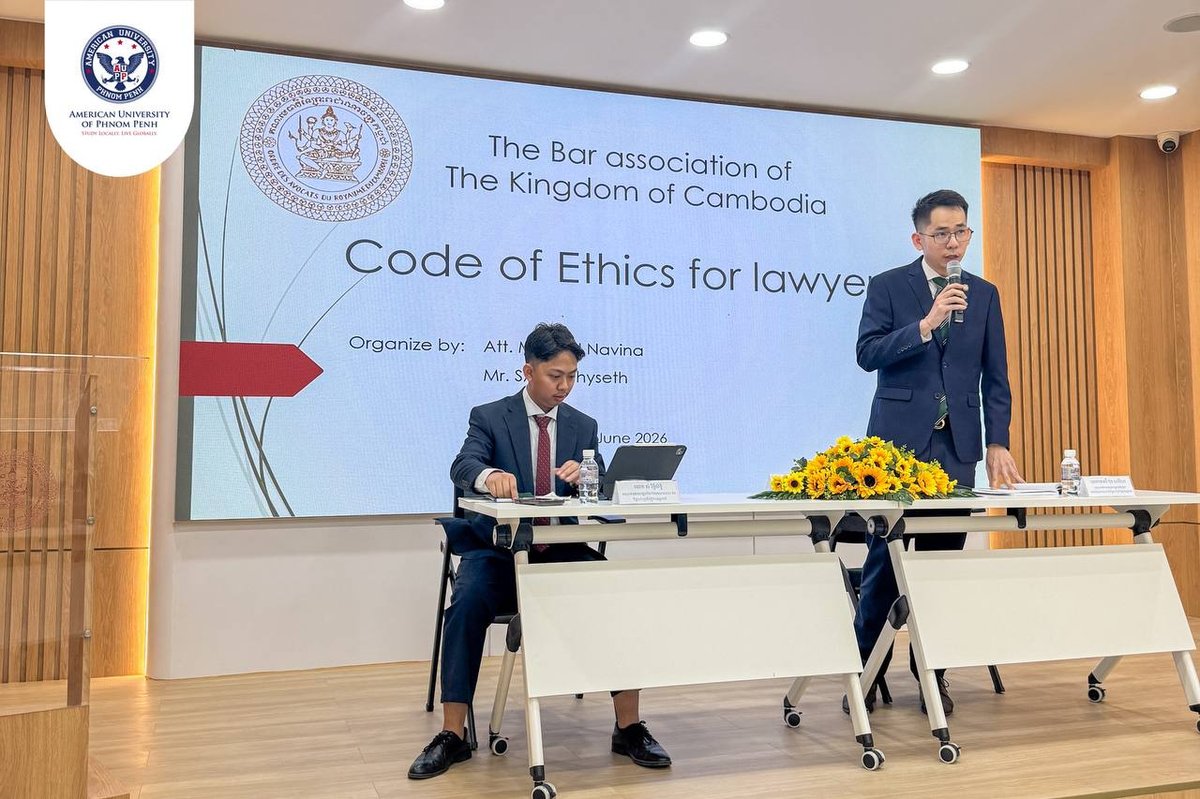 金边美国大学法学生参访柬埔寨律师协会 探讨法律伦理