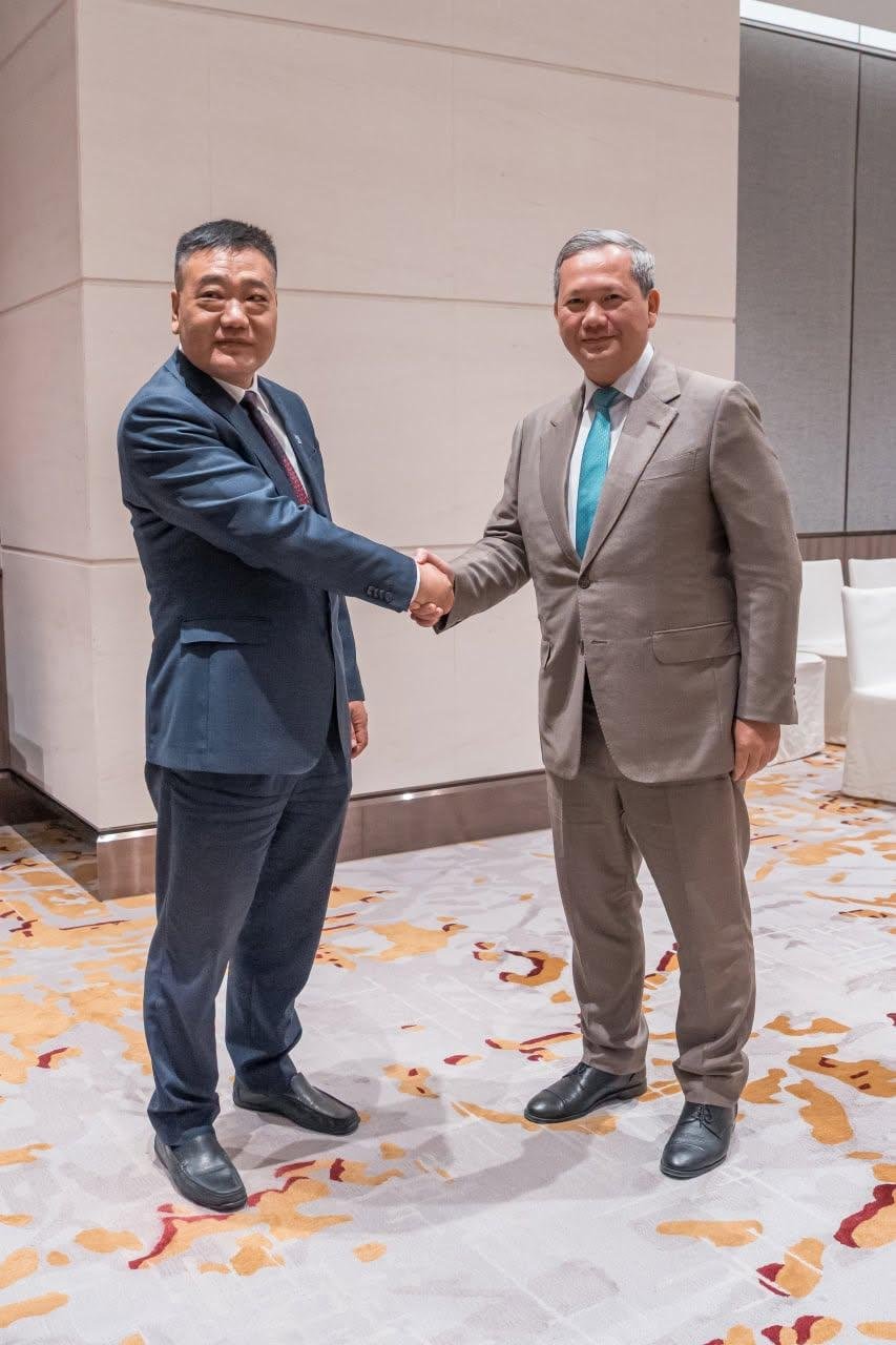 洪玛奈北京会见9家中国巨头 探讨扩大在柬投资合作