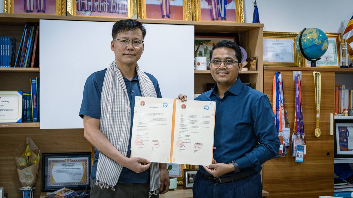 皇家金边大学与中国YHFY签署教育合作MOU