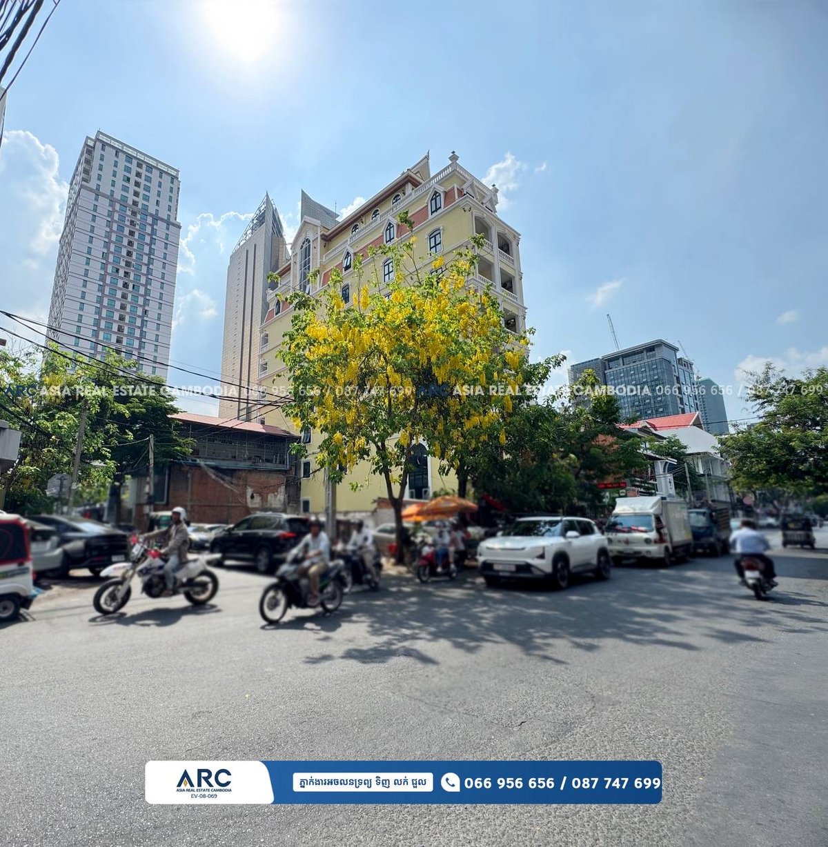 BKK1核心地段转角地块招租 12x23米 紧邻独立纪念碑
