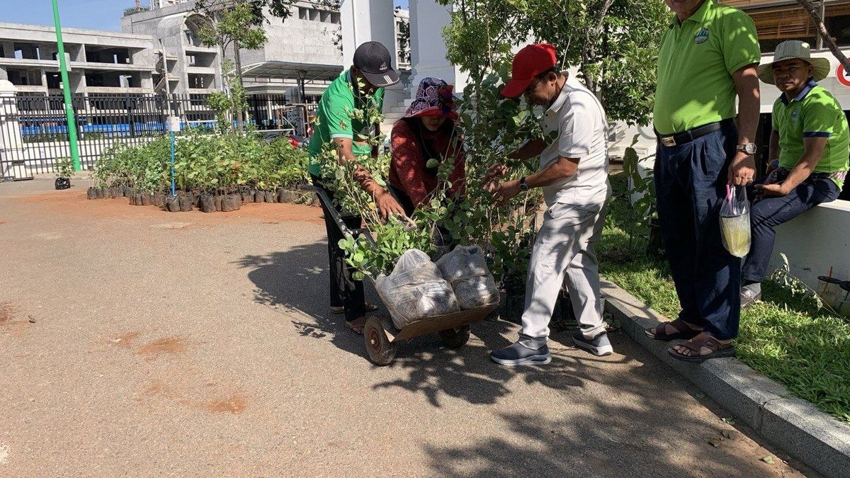 环境部于7月10日至13日在其办公地点举办“绿芽”展览,并正