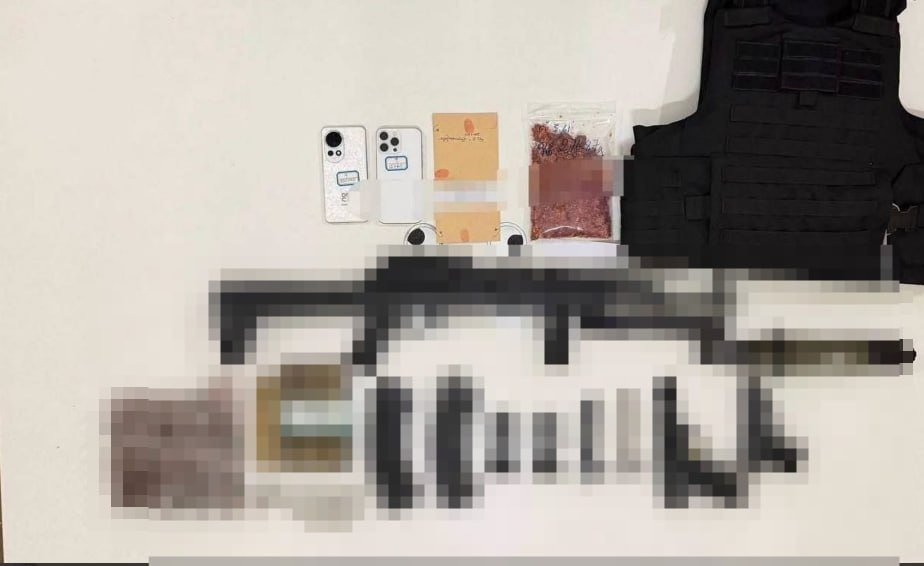 西港一名中国籍男子非法持枪被移送法院 涉案人无护照