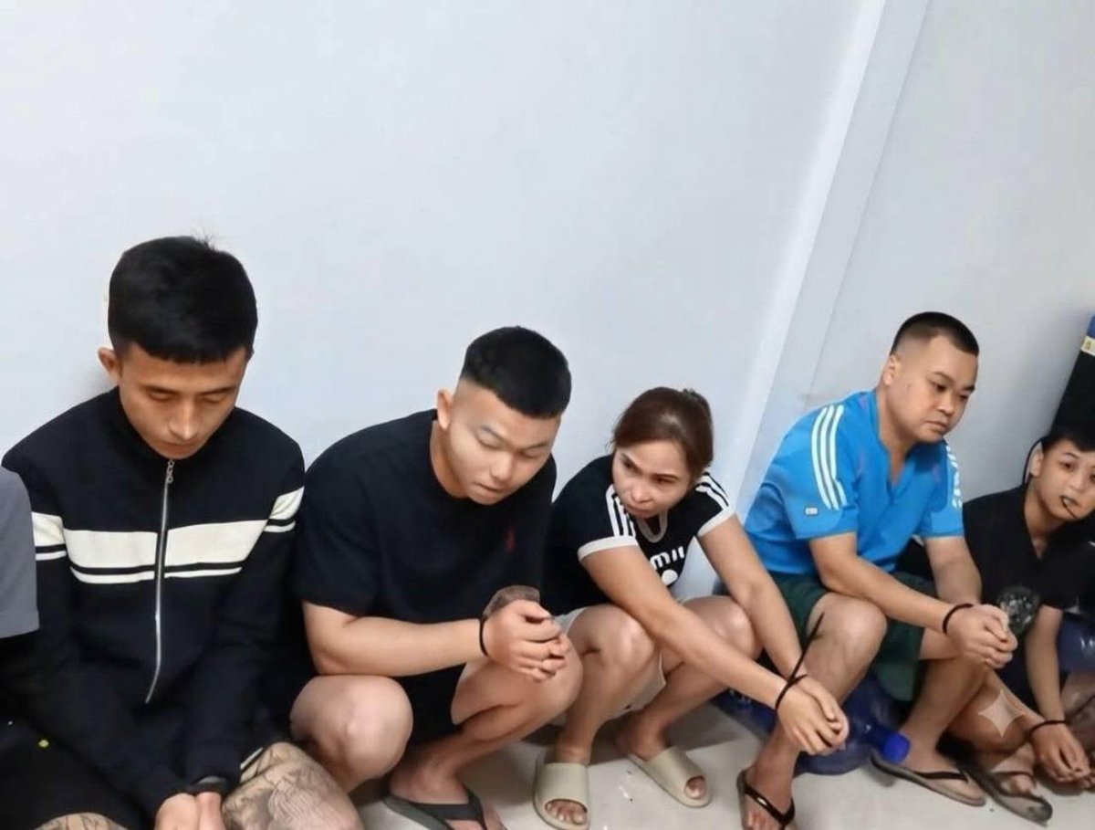 万象警方捣毁诈骗窝点 抓获23名涉案人员含9名中国人